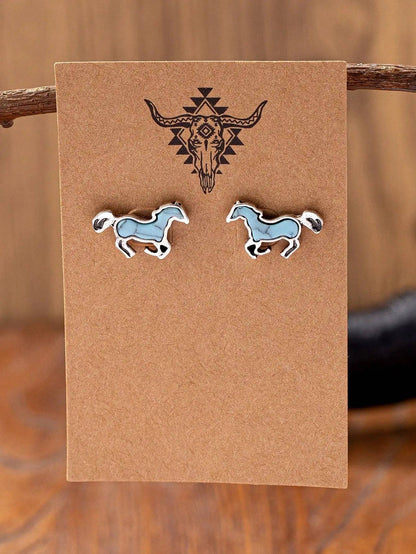 Turquoise Animal Studs