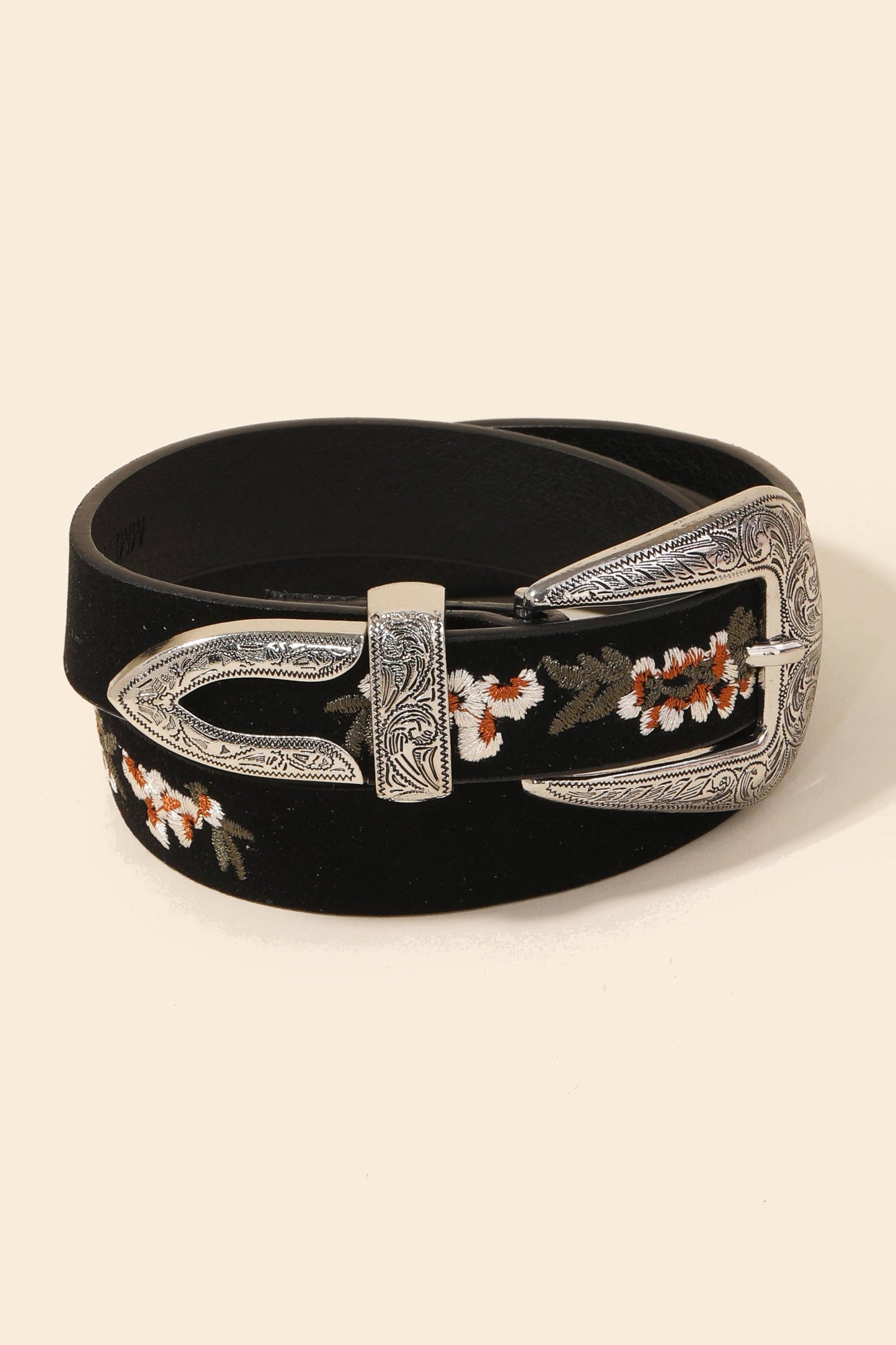 Prairie Bloom Buckle Belt