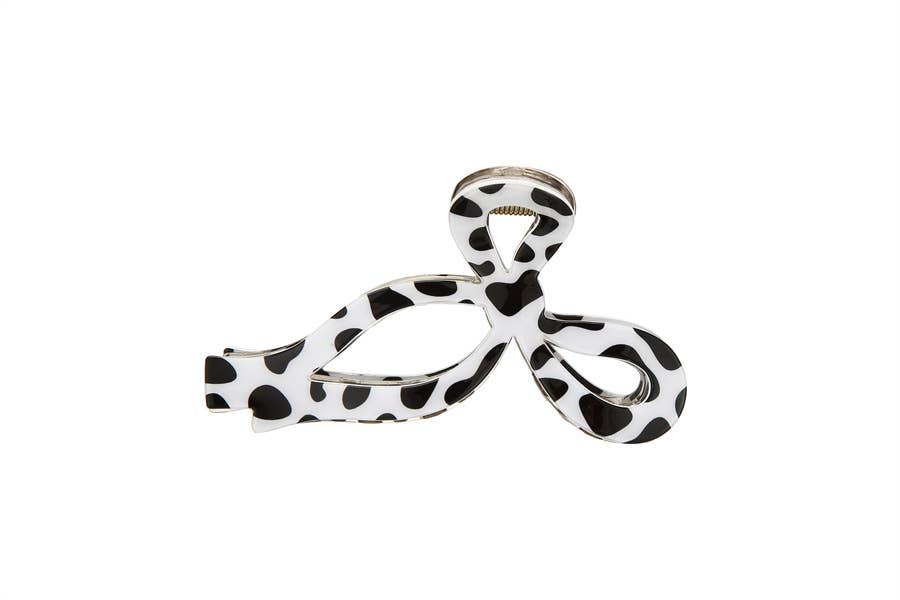 Ladies Dalmatian Style 2assorted Colors Hair Claw